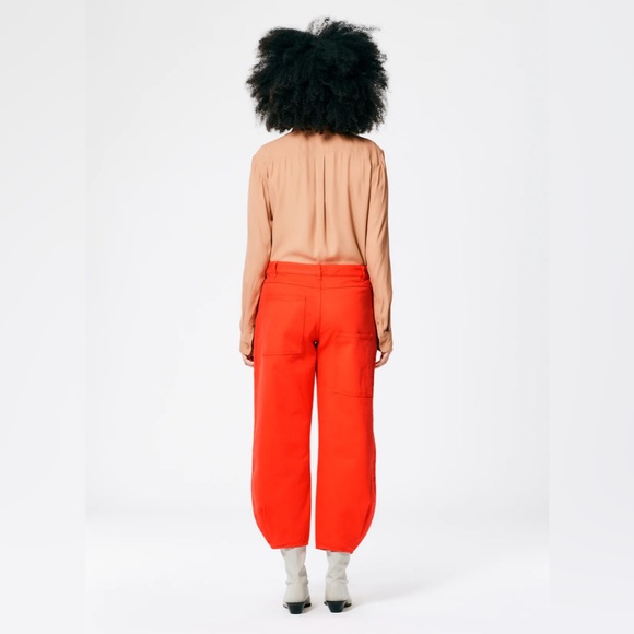 Tibi Brancusi Jean, Red, Sz 28, NWT - Picture 5 of 8